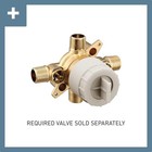 Moen Uts2911 Flara M-core 1-handle Shower Trim Kit  Valve Required  Chrome