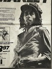 1976 Bob Marley Rastaman Vibrations Full Page Newsprint Ad Poster - Nyt 05021976