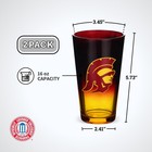 Memory Company Officially Licensed 2-pack Ombre Pint Glasses University
