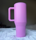 Hydrojug Taffy Pink W  Tinted Pink Lid 40 Oz Traveler Tumbler Seasonal Nwt