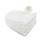 10pcs Cotton Cloth Baby Diapers Inserts Liners 3 Layers Reusable Newborn Nappy H