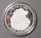 1991 50th Anniversary Of Pearl Harbor 1941 Commemorative Proof Silver Medal 