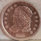 1835 Capped Bust Half Dime     Choice Au      6009