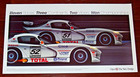 1997 Dodge Viper Gts-r Oreca - Original Poster - Motor Racing - 36  X 21  - Nice