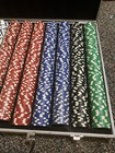 Poker Chips 1000 Pcs Set  With Case  11 5 Gram 1000 Poker Chips - 5 Colors