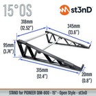 Stand For Pioneer Dj Djm-800 - 15   - Open Style