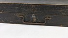 Vintage Antique Coffin Violin Wooden Case Metal Handle  no Violin 