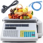 Commercial Digital Price Computing Scale With Thermal Label Printer Supermarket