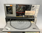 Pair Of Mitsubishi Turntable And Cassette Player Stereo Tl-70 Da-l70 Audiophile
