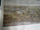 1876 Philadelphia Centennial Exposition Large Color Poster Print Vg