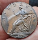 1791 94 Hibernia John Of Gaunt Duke Of Lancaster Halfpenny Conder Token Vf Grade