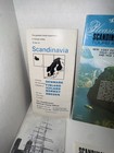 Vintage 1970s Scandinavia Travel Brochures   Troll Postcards Denmark Norway Maps