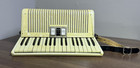 Vintage Hohner Ivory Accordion Arietta Model Made In Germany Leather Straps Case