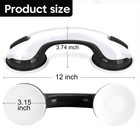 2pack Shower Grab Bar 12  Showers Suction Bar Handle Bathroom Safety Grip Handle