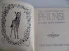 Zebra Adventures Of Phunsi Vintage 1946 Book Alison Mason Kingsbury