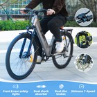 2024 E-bike 26   Electric Bike For Adults 500w Motor Bicycle Commuter Ebike Gray