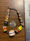 Antique Venetian - African Trade Beads - Millefiori Italian Glass  b185 