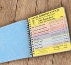 Vintage 1988 Thomas Guide Santa Barbara Ventura Counties Street Guide W  Map