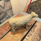 Cast Iron Dairy Milk Cow Vintage Figurine 6  X 3 5  Paper Weigh door Stop 27 Oz