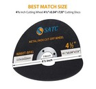 10pcs 4 5    Cut Off Wheels 4-1 2x 040x7 8  Metal Steel Angle Grinder Cutting Disc