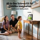 Beta Fish Tank  2 Gallon Fish Aquariums With Filter   Light  Self Cleaning Fi   