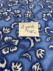 Cotton Fabrics All Blues 5  Yards Large Lot