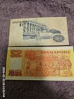 Singapore 1 And 2 Dollar Notes