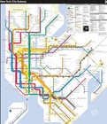Combo Set New York Mta Nyc Subway Train   Lirr Map   Manhattan Bus Map