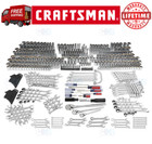 Craftsman 500 Pc Mechanics Tool Set   Socket  Ratchet  Wrench Kit   Sae   Metric