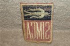 Rare Vintage Antique Simca French Car Automobile Embroidered Emblem Patch   Nos