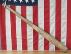 Vintage 1960s Louisville Slugger Wood Baseball Bat Nelson Fox 34  Mcc College