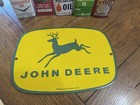Nice John Deere Farm Deer Logo Porcelain Sign Agriculture
