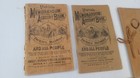 Antique Medical Booklets papers Lot 1901-1920s Pharmacist Druggist