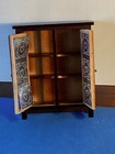 Vintage Dollhouse Furniture Jelly Cabinet Pie Safe Punched Tin 1 12 Scale Wood