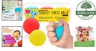 Multicolor Stress Ball Set  Emoji Themed Squeeze Toys For Stress Relief   Focus