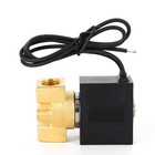 1 4  Brass Electric Solenoid Valve Normally Colsed For Water Air Gas Fuel Oil