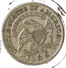 1833 Capped Bust Half Dime 90  Silver Early U s  Coin Nearly 200 Years Old