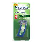 Nicorette Mini Nicotine Lozenges To Stop Smoking  Mint Flavor  4 Mg - 20 Count