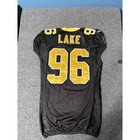 Reebok New Orleans Saints Antwan Lake Signed Game Issued Jersey 2007 Size 46 L