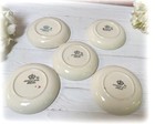 Vtg Johnson Bros Made In England Friendly Village 4  Coaster Butter Pats Choice