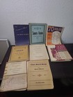 Antique Vintage Music Piano Organ Songbook Lot Of 6 Books   1 Sheet Music 