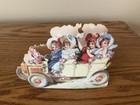 Vintage Post Card Lot Of 13 Unused   Children In Car Die Cut