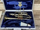 F a  Reynolds Trumpet R Medalist With Case Made In Texas  Vintage Gold Finish