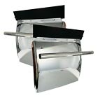 Pair Quarter Fender Stainless Steel 24  X 24  For Truck Frei Volvo Vnl Kenworth