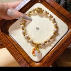 Beijing Beaded Bracelet Chinese Style Glass Jewelry Gift