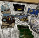 Lot Of 10 Vintage Usa State Shaped Lapel Hat Souvenir Enamel Resin Metal Pins