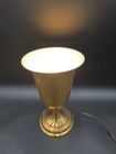 Vintage Brass Table Lamp Mcm Uplight  Cone Shape Art Light Hollywood Regency 