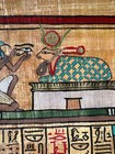 Handpainted Papyrus Egyptian-style Thoth hathor eye Of Ra Hieroglyphics 