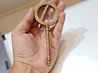 Antique Vintage Retro Brass Magnifying Magnifier Glass 1920 Dollond London Gift