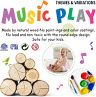Baby Musical Instruments For Toddlers wooden Percussion Instruments Tambourine X